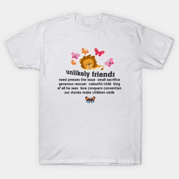 The Lion and the Butterfly T-Shirt by nahiidul